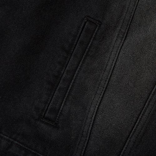 Vintage Washed Black Denim Jacket