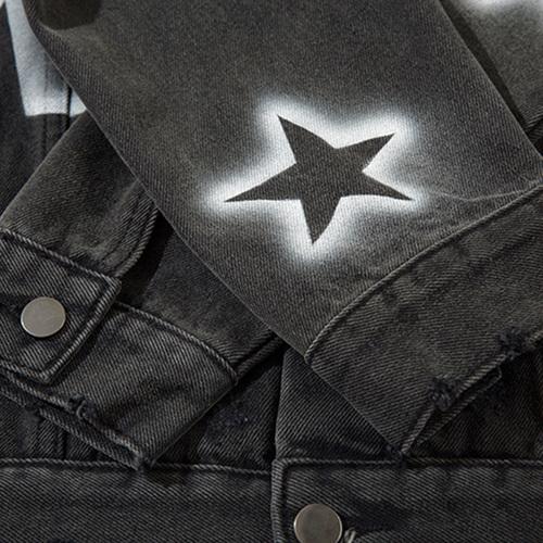 Baggy Star Washed Denim Jacket