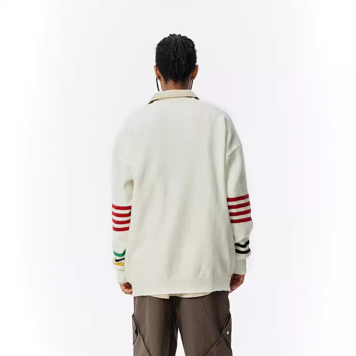 Fall Varsity Patch Cardigan Sweater