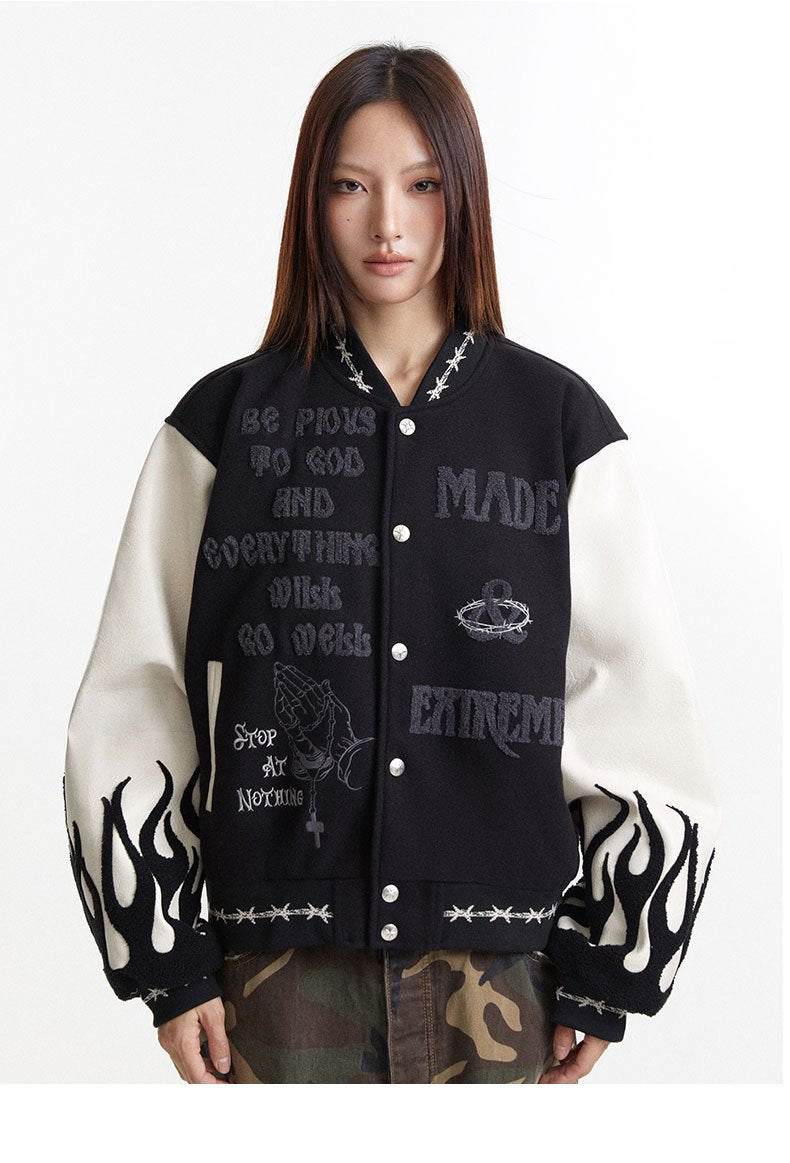 Inferno Rebel Varsity Jacket