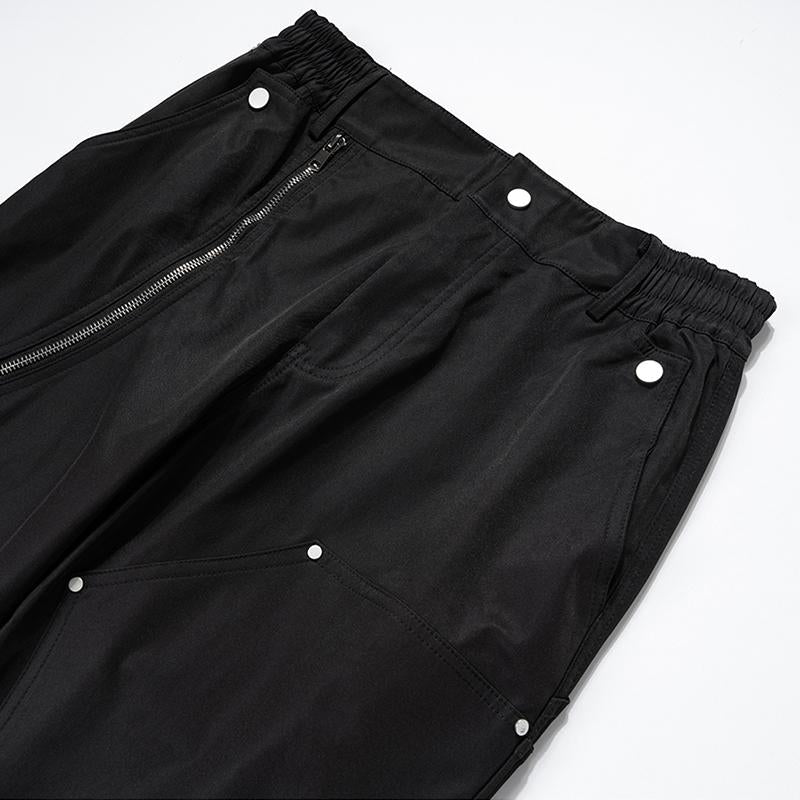 Noir Chain Flare Jeans