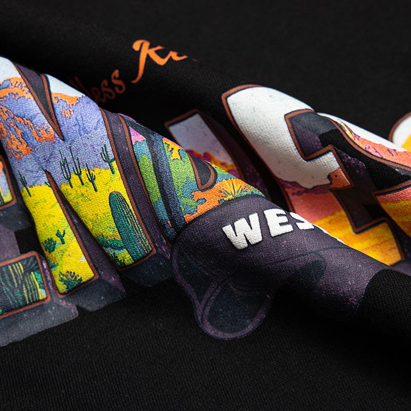 Endless Colourful Letter Print Hoodie