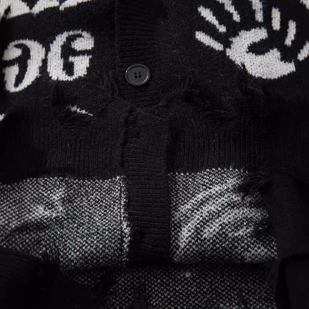 Abstract Graphic Sweater