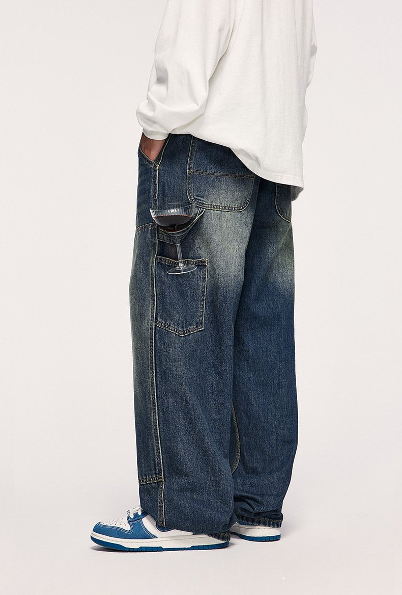 Wide-leg Baggy Cowboy Jeans