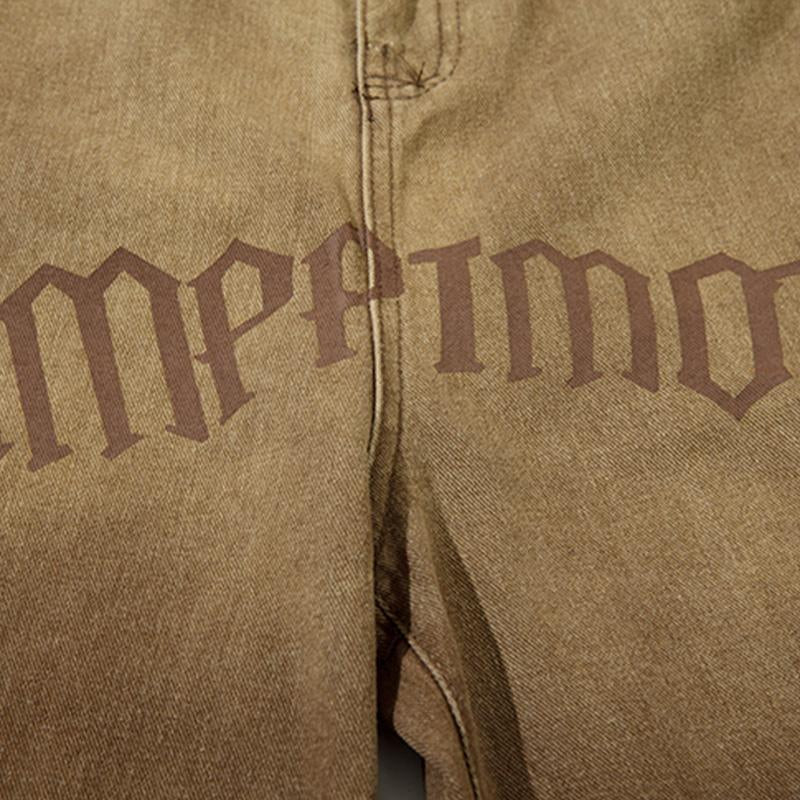 Raw Edge Retro Jeans