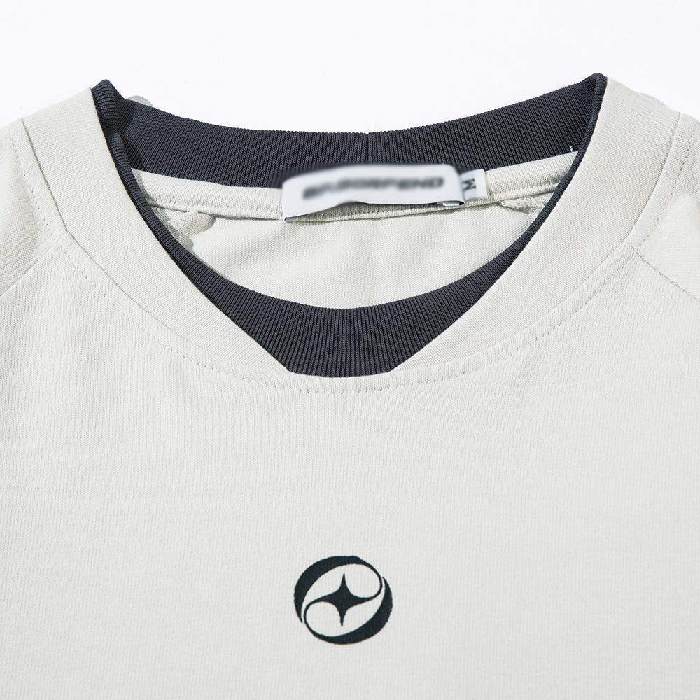 Minimalist Patchwork Sweatshirt