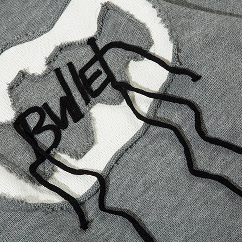 "Bullet" Letter Loose Sweater