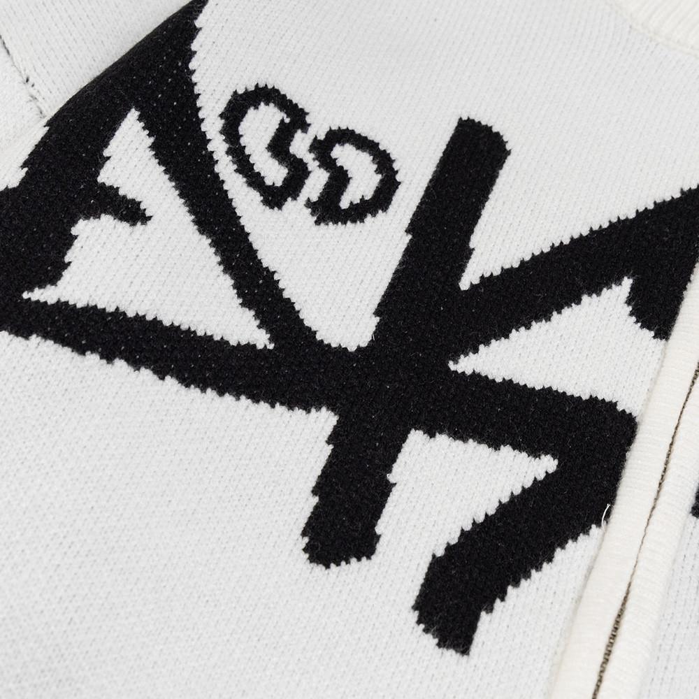 Y2K Graffiti Zip-Up Sweater