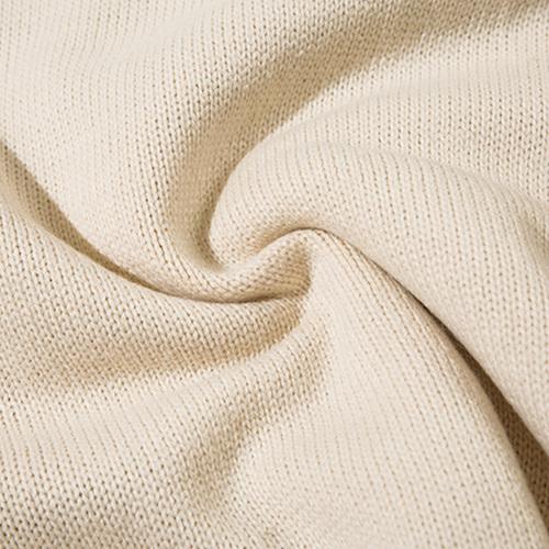 "Smile" Letter Print Loose Knitted Sweater