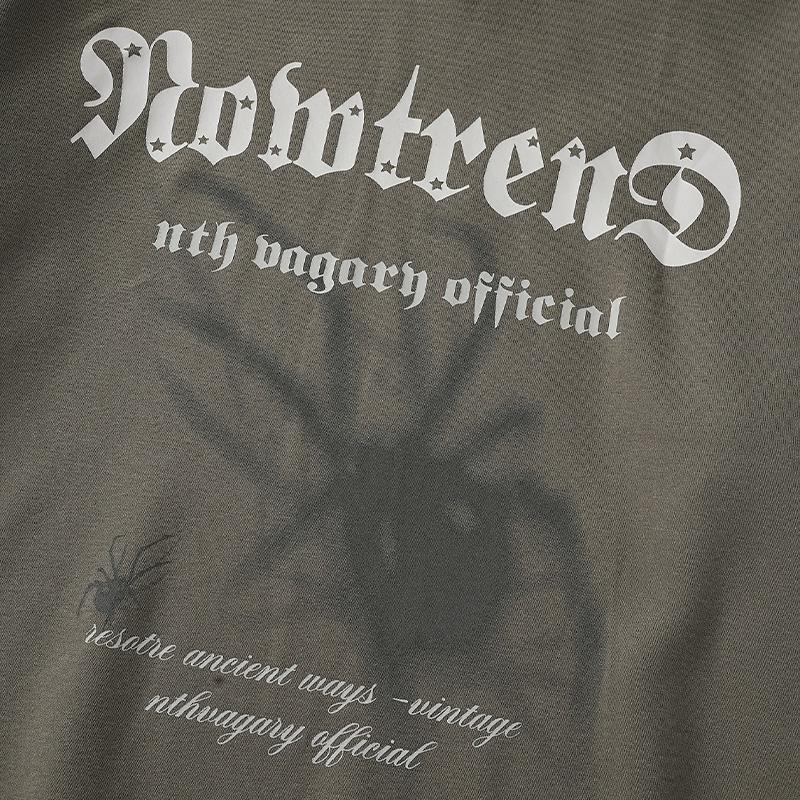 Loose Spider Graphic Sweatshirt