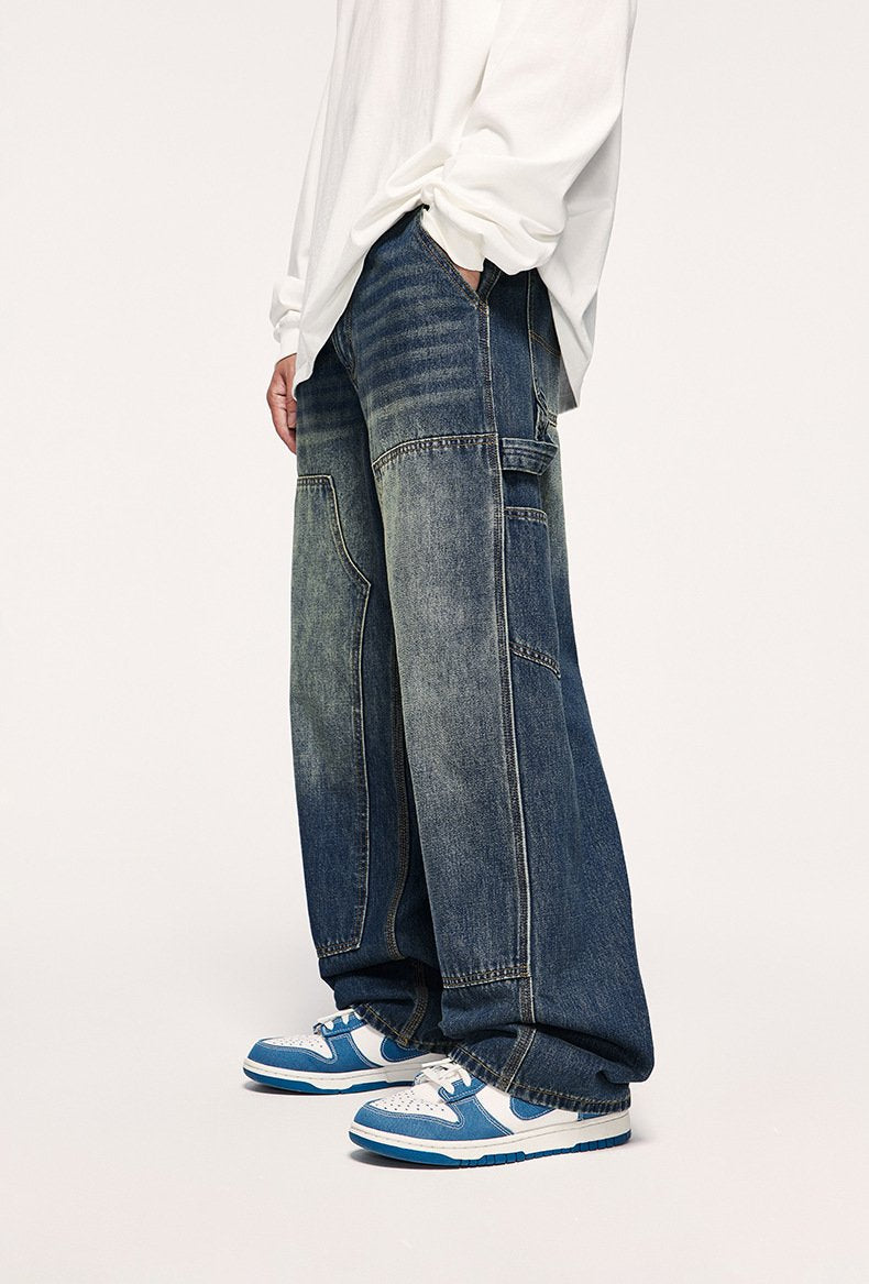 Wide-leg Baggy Cowboy Jeans