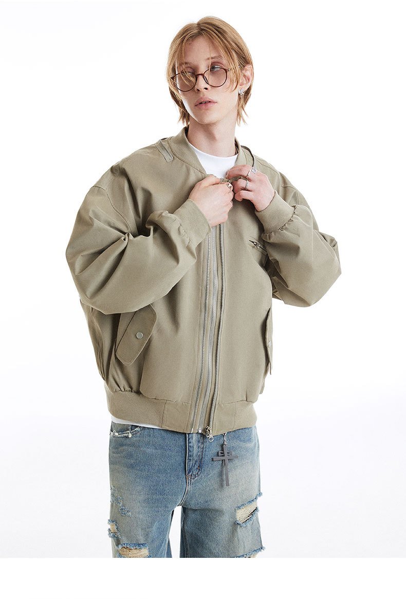 Y2K Frontline Aviator Jacket