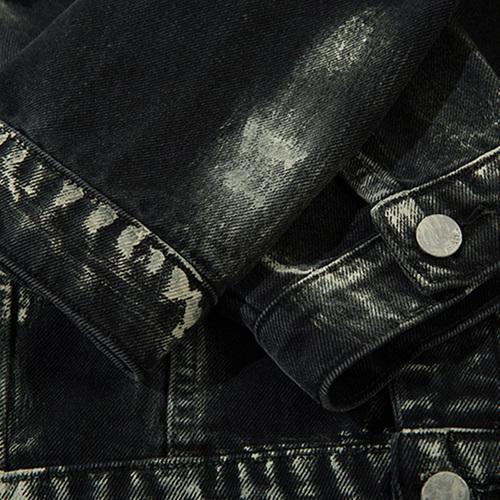 Splicing Color Mud Dyed Jacket