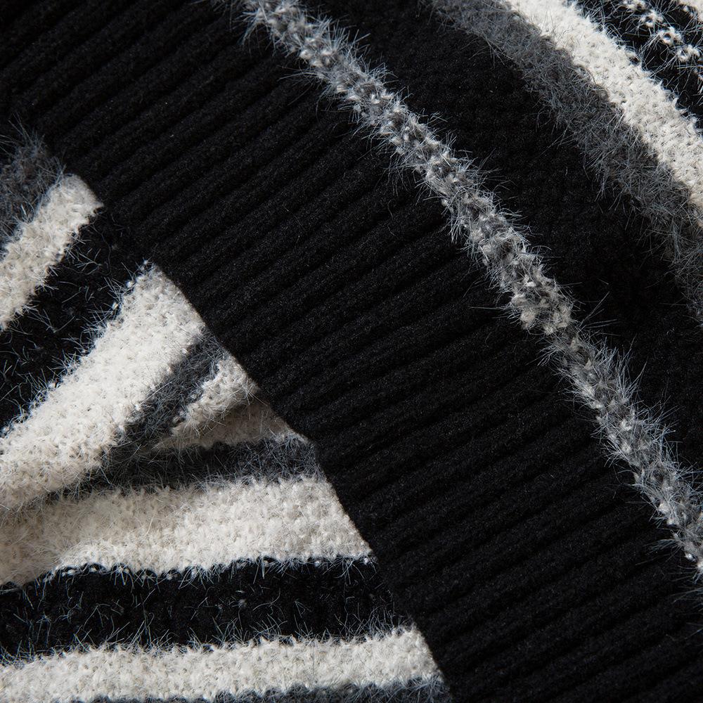 Striped Loose Knitted Sweater