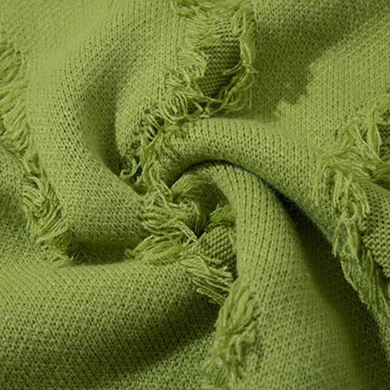 Oversized Ripped Loose Sweater