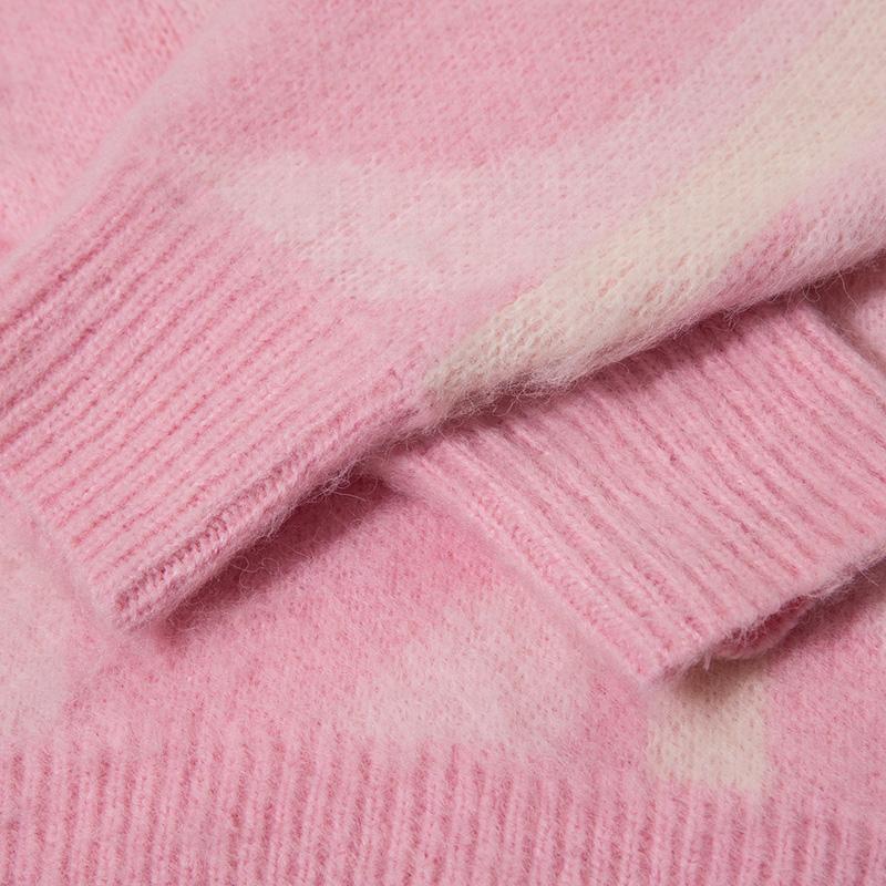 Color Splicing Loose Sweater