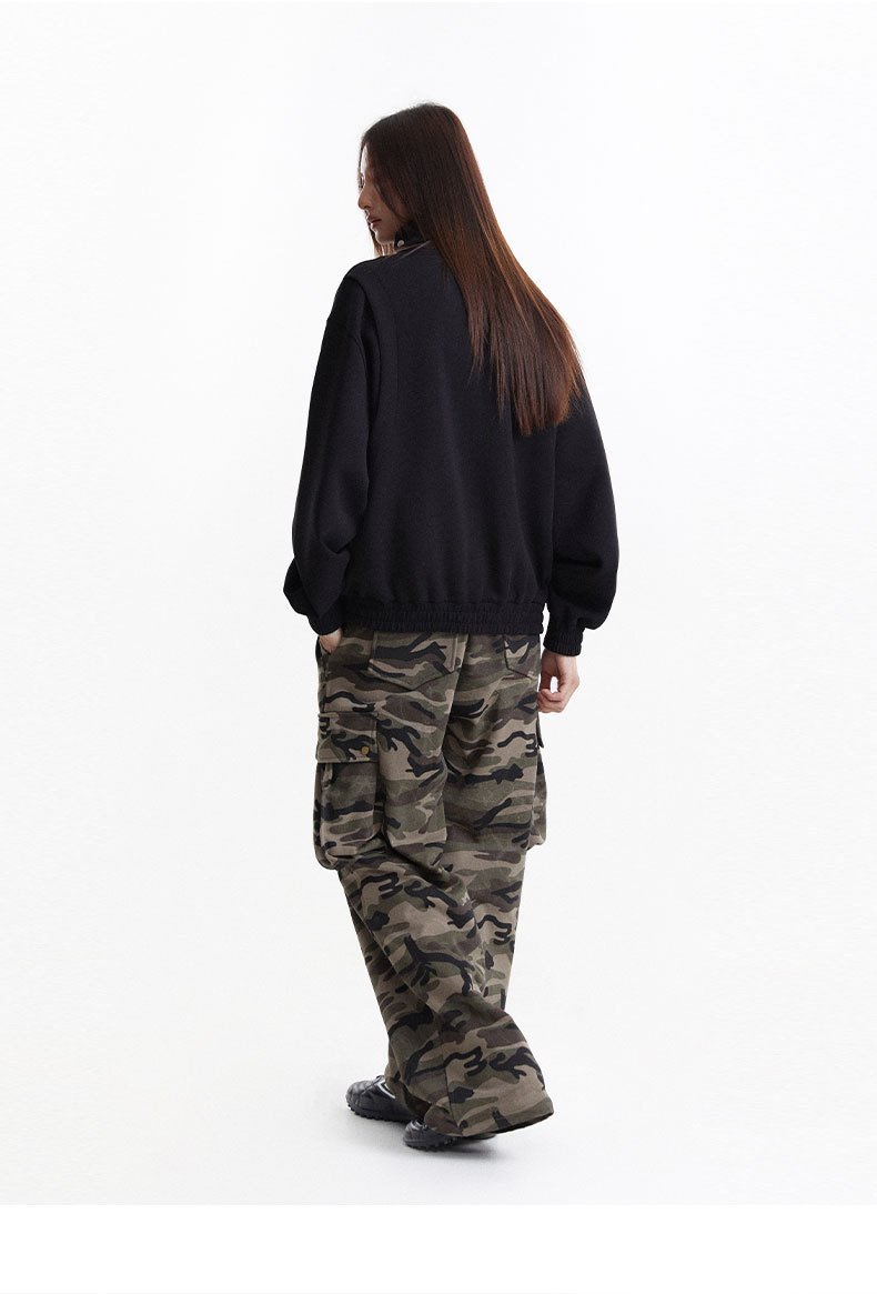 Full-Zip High-Neck Track Jacket