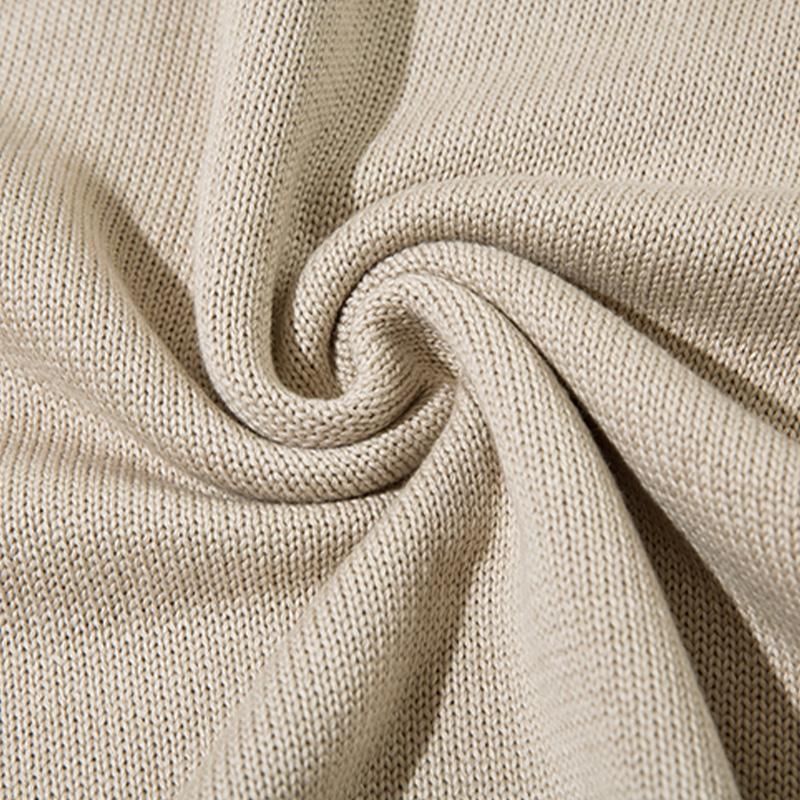 Loose Ripped Hole Solid Color Sweater