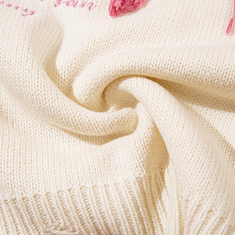 Butterfly Embroidery Patchwork Sweatshirt