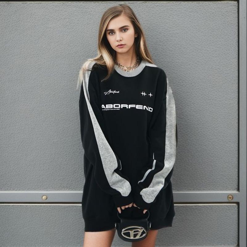 Sports Style Print Pattern Sweatshirt