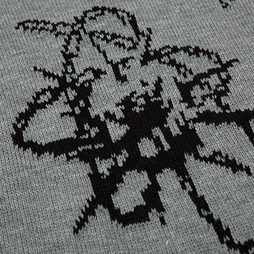 Loose Chain Print Sweater