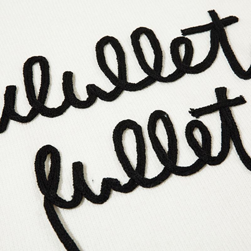 Letter Ripped Sweater