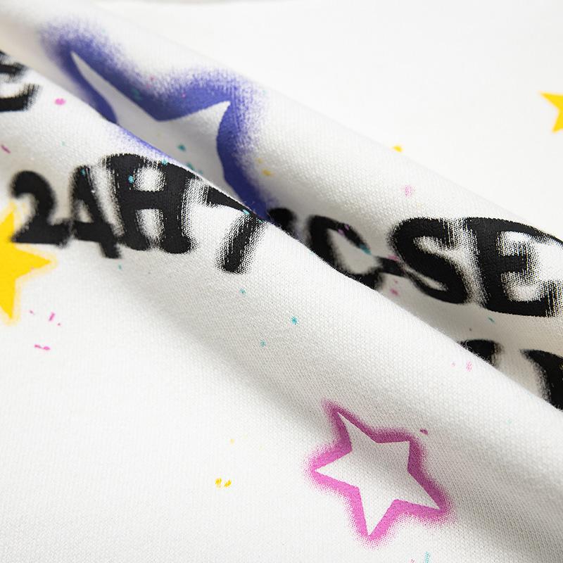 Star Graphic Oversized Hoodie