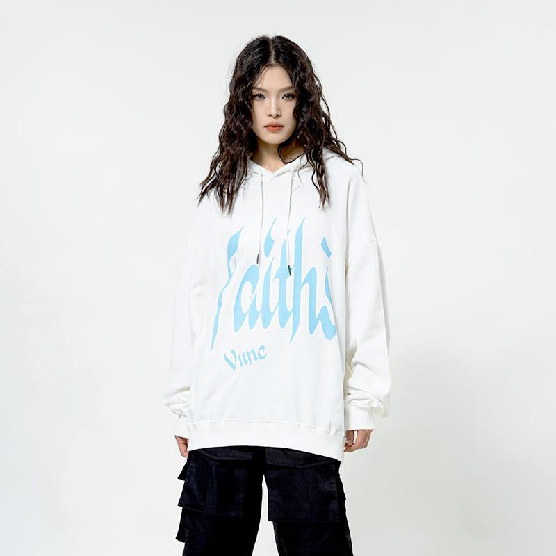 Faith Graphic Print Hoodie