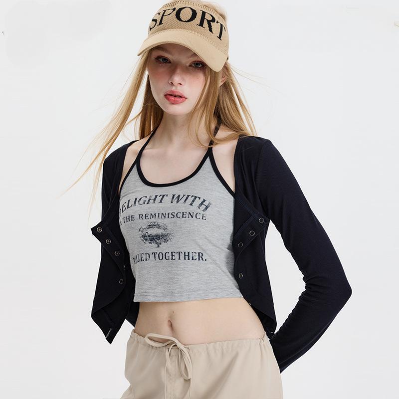 Women's Retro Two-piece Cardigan