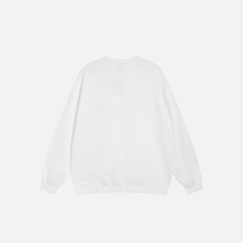 Long Sleeve Letter Print Sweatshirt